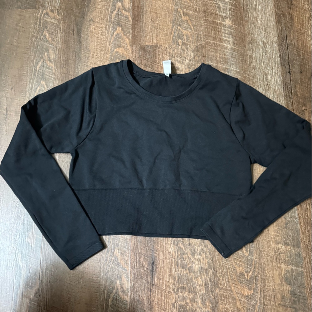 AERIE long sleeve seamless crop top